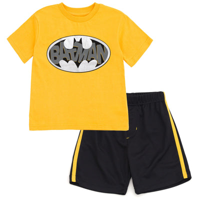 DC Comics T-Shirt and Mesh Shorts Outfit Set - imagikids