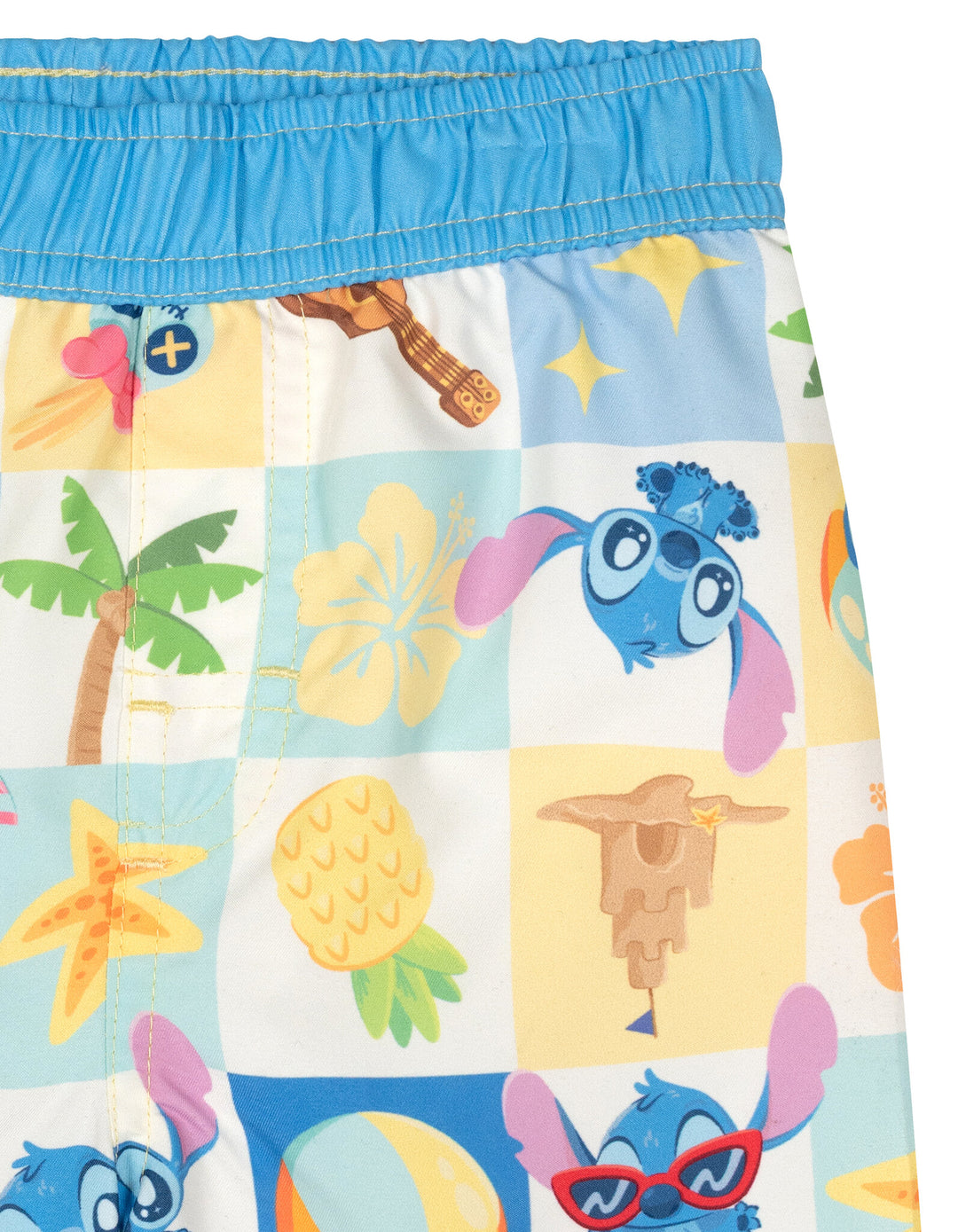 Lilo & Stitch Swimwear 2-Piece Rash Guard and Swim Trunks Set Aqua Scrump