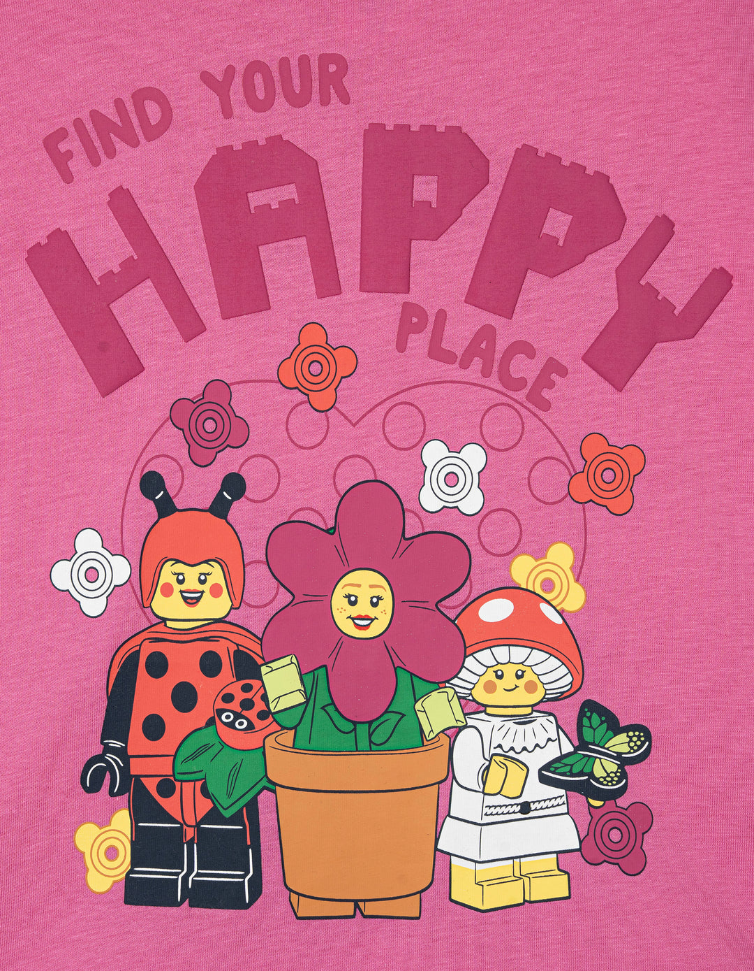 LEGO Girls' Short Sleeve T-Shirt Orchid Pink