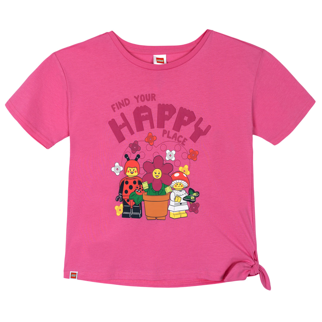LEGO Girls' Short Sleeve T-Shirt Orchid Pink