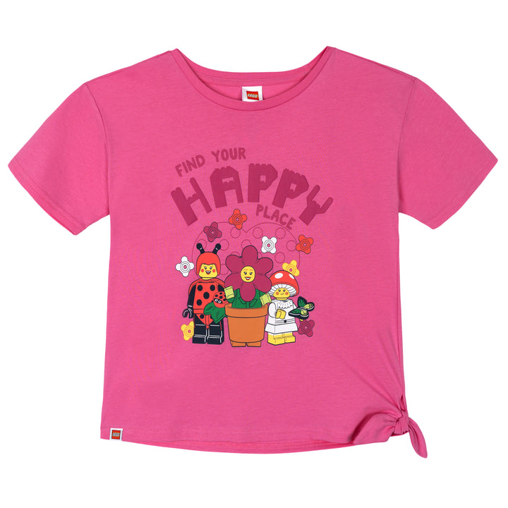 LEGO Girls' Short Sleeve T-Shirt Orchid Pink