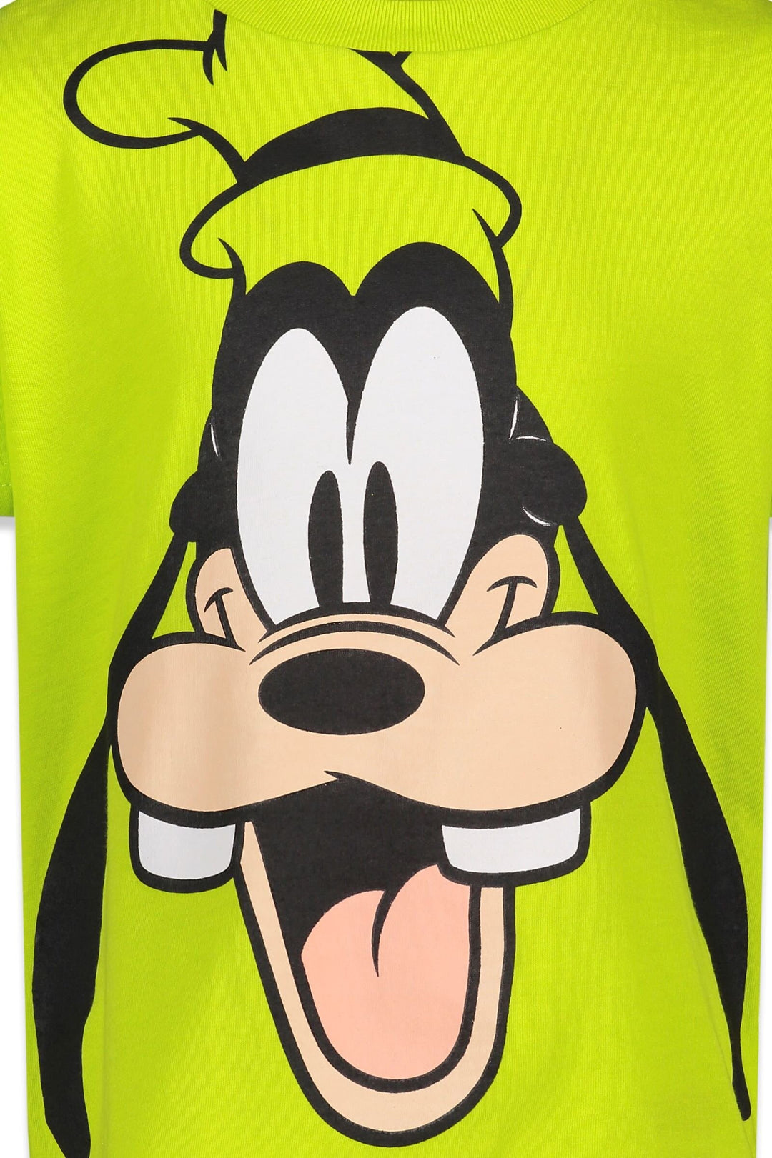 Disney Mickey Mouse Goofy Boys' Short Sleeve T-Shirt Lime Green