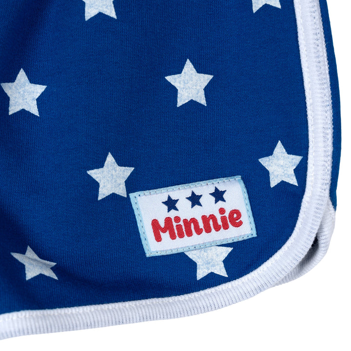 Minnie Mouse Girls' 2-Piece T-Shirt and Shorts Set Red Blue