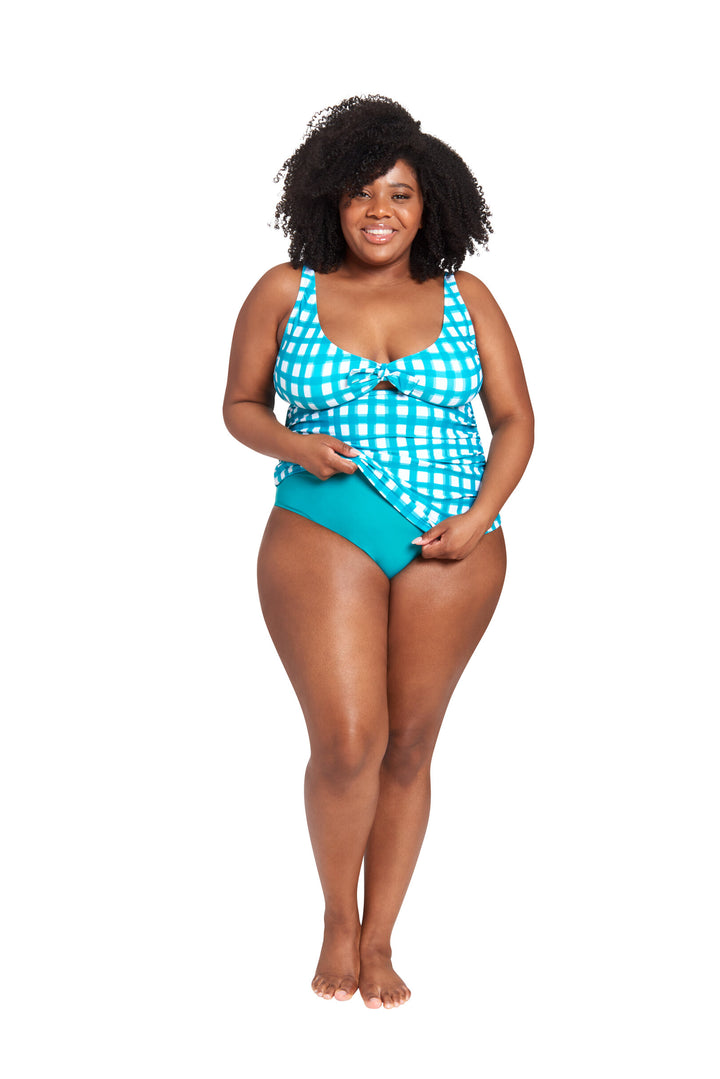 LYSA Women's Swimwear Bikini Bottom Deep Teal