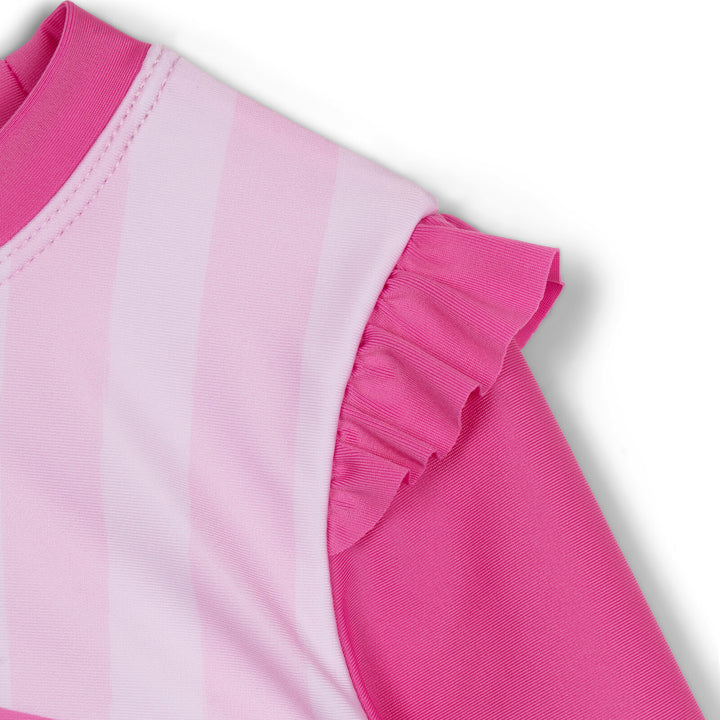 Paw Patrol Girls' 2-Piece Rash Guard Set Skye Liberty Pink