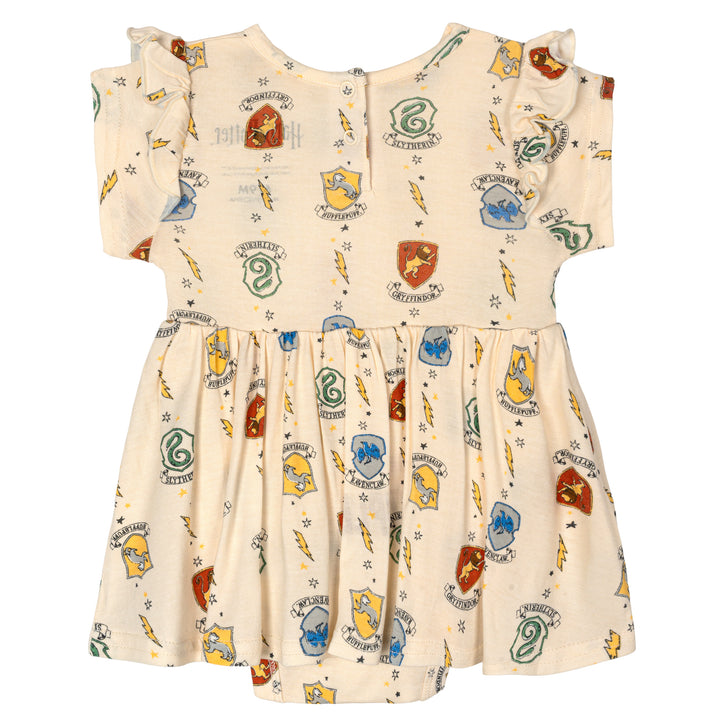 Harry Potter Baby Girls' One Piece Creeper Dress Cream
