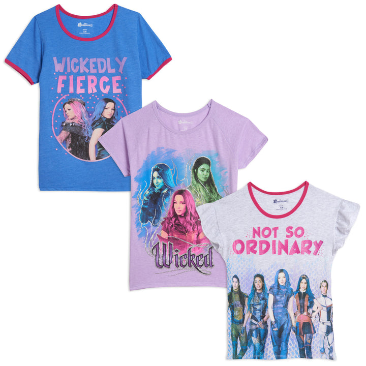 Disney Descendants 3 Pack T-Shirts