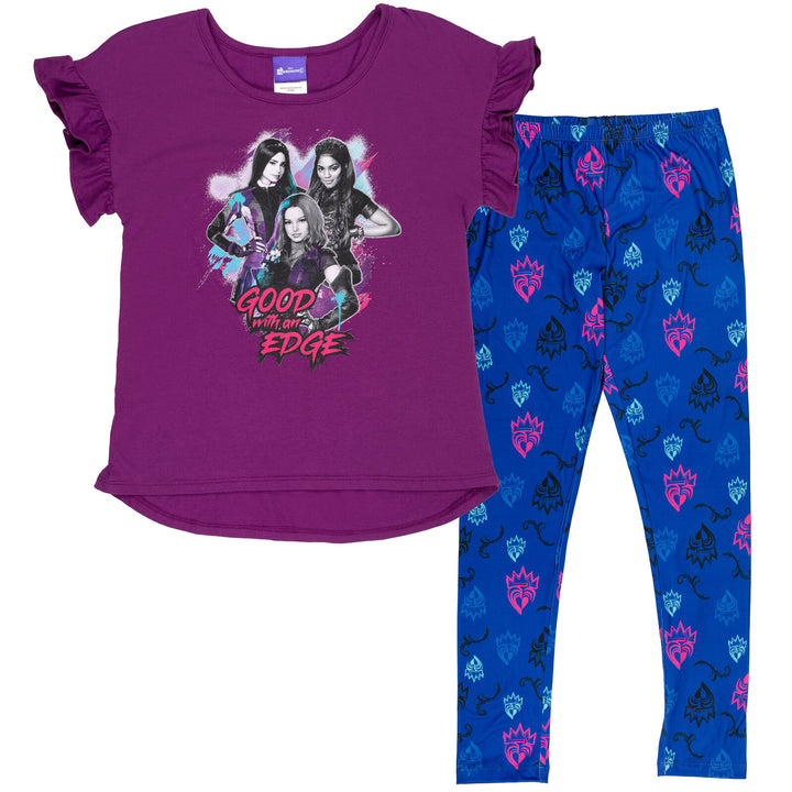 Disney Descendants Fashion Graphic T-Shirt & Leggings