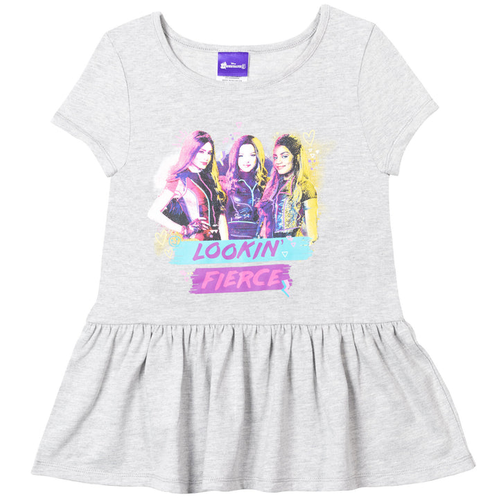 Descendants Capri Peplum Graphic T-Shirt & Leggings Set