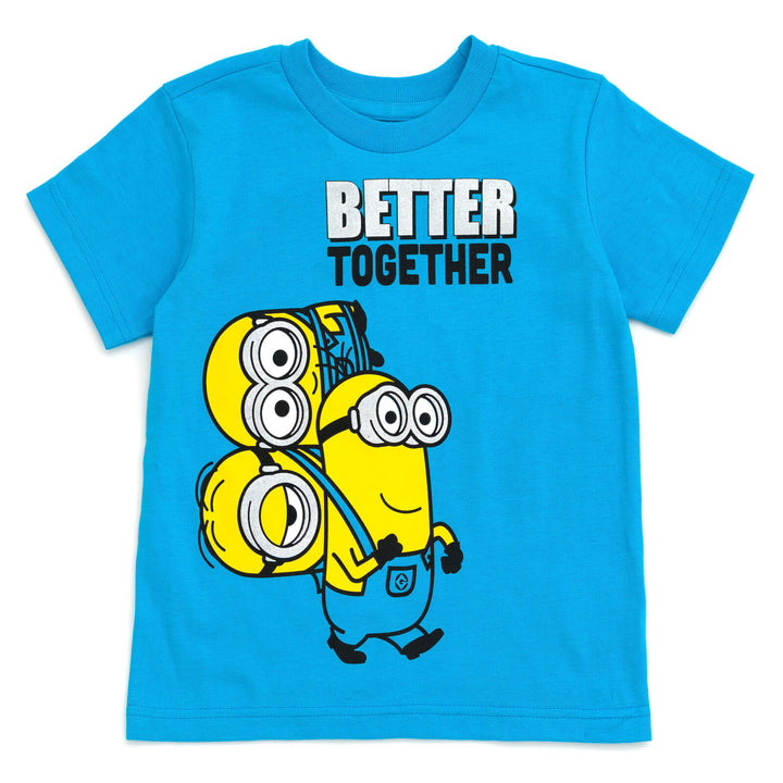 Despicable Me Minions T-Shirt and Mesh Shorts Outfit Set