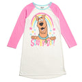 Scooby-Doo Girls' Sleepwear Nightgown Pink White