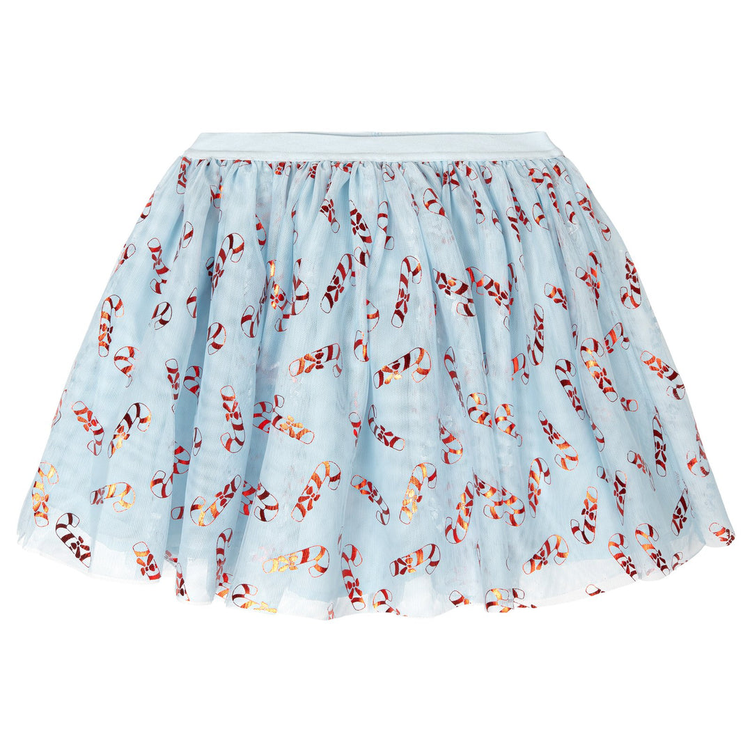 Bluey Girls' 2-Piece Sweatshirt and Skirt Set Bingo Cream Blue