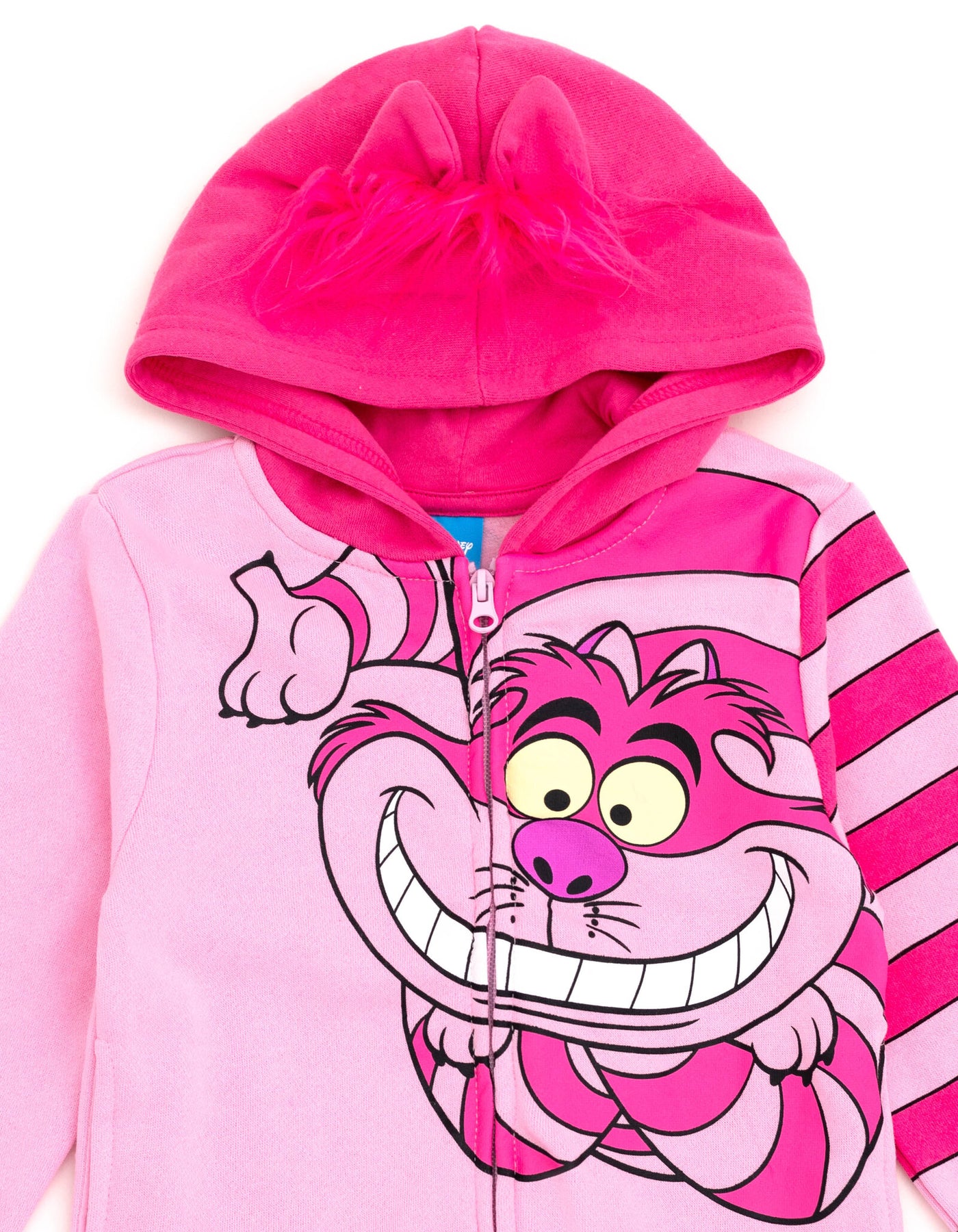 Disney Alice in Wonderland Cheshire Cat Fleece Zip Up Cosplay Hoodie