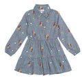 Disney Belle Girls Chambray Dress Toddler to Big Kid
