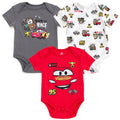 Disney Cars 3 Pack Bodysuits