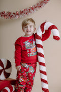 Disney Cars Christmas Fleece Pullover Sweatshirt and Jogger Pants Outfit Set Toddler to Big Kid