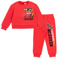 Disney Cars Fleece Pullover Sweatshirt and Jogger Pants Outfit Set Toddler to Big Kid