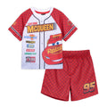 Disney Cars Lightning McQueen Mesh Athletic T-Shirt and Basketball Shorts Outfit Set