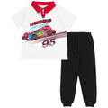 Disney Cars Lightning McQueen Polo Shirt and Fleece Jogger Pants Outfit Set
