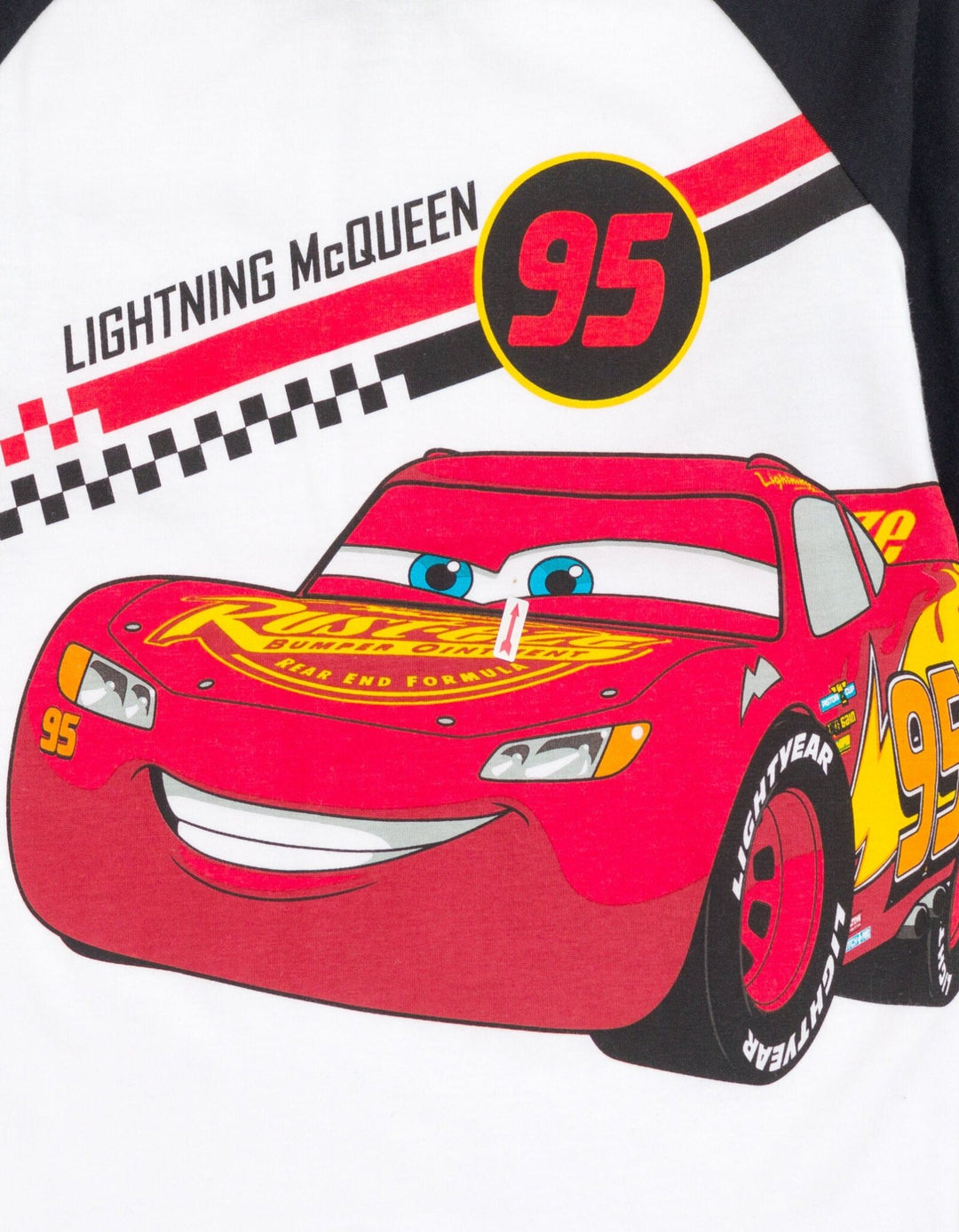 Disney Cars Lightning McQueen T - Shirt and Jogger French Terry Pants Outfit Set - imagikids