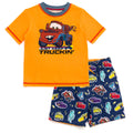 Disney Cars Mater UPF 50+ Rash Guard and Swim Trunks Outfit Set