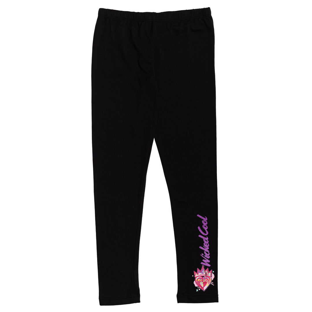 Descendants Knotted Long Sleeve Graphic T-Shirt & Leggings Set