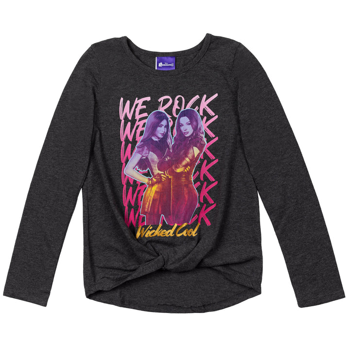 Descendants Knotted Long Sleeve Graphic T-Shirt & Leggings Set