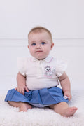 Disney Disney Classics The Aristocats Bodysuit and Chambray Pleated Skirt Outfit Set