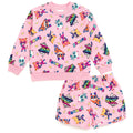 Disney French Terry Pullover Sweatshirt and Shorts Outfit Set