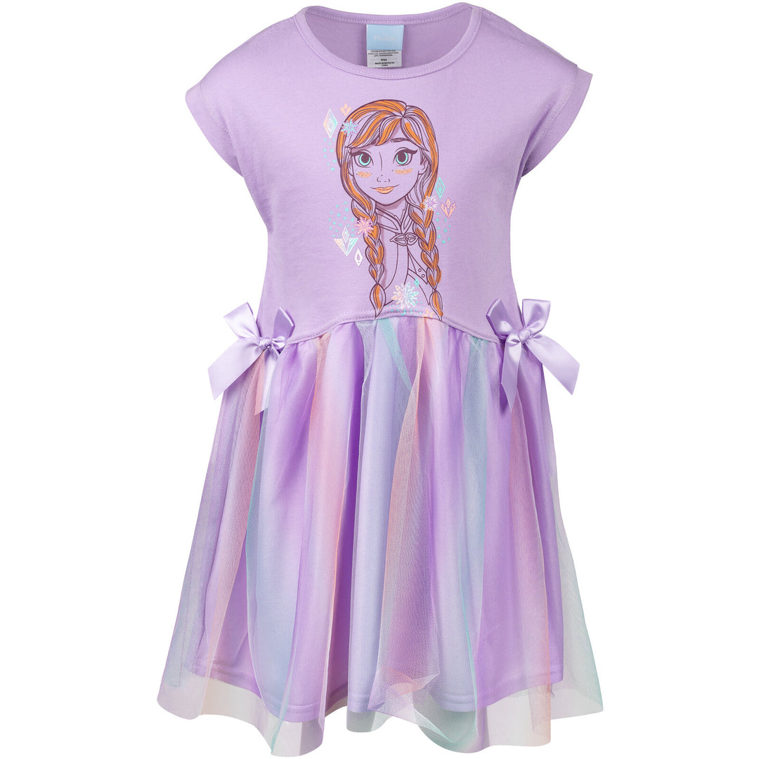 Disney Princess Anna Girls Dress Purple Toddler| Child Disney Princess Anna Girls Dress Purple Toddler| Child