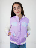 Disney Frozen Girls Varsity Bomber Jacket Toddler to Little Kid