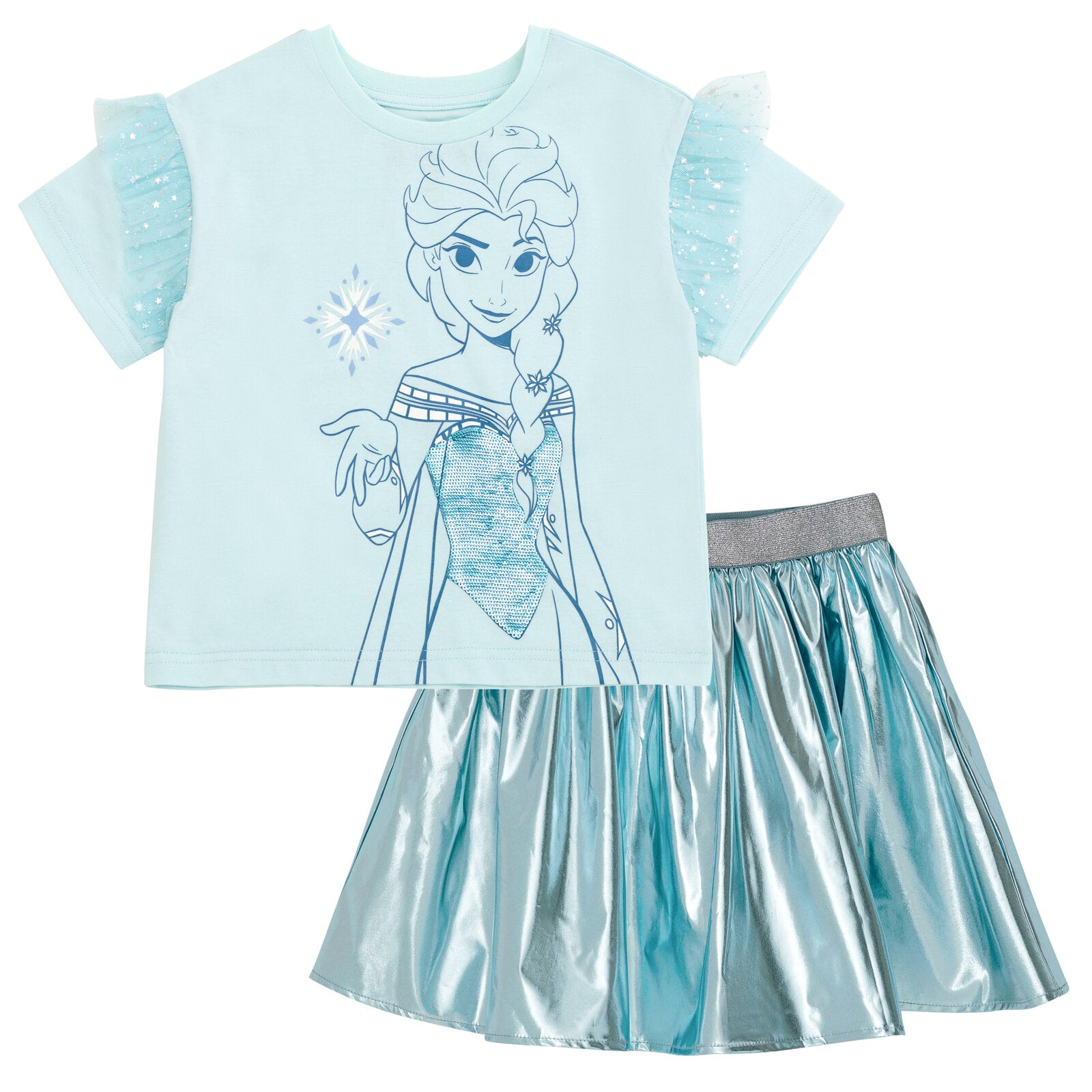Disney Frozen Queen Elsa T-Shirt and Skirt | FREE Shipping on