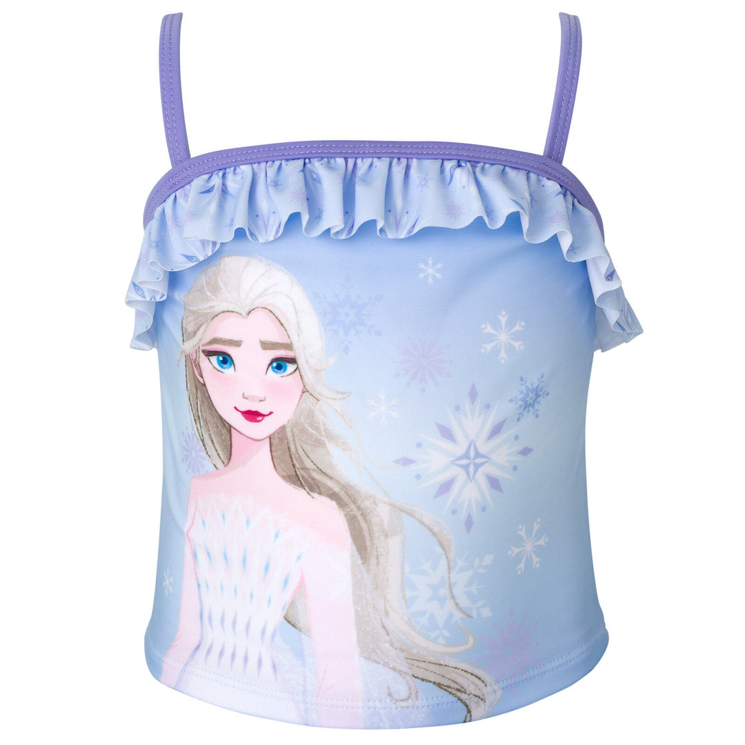 Disney Frozen Queen Elsa UPF 50+ Tankini Top Bikini Bottom Swim Set - imagikids