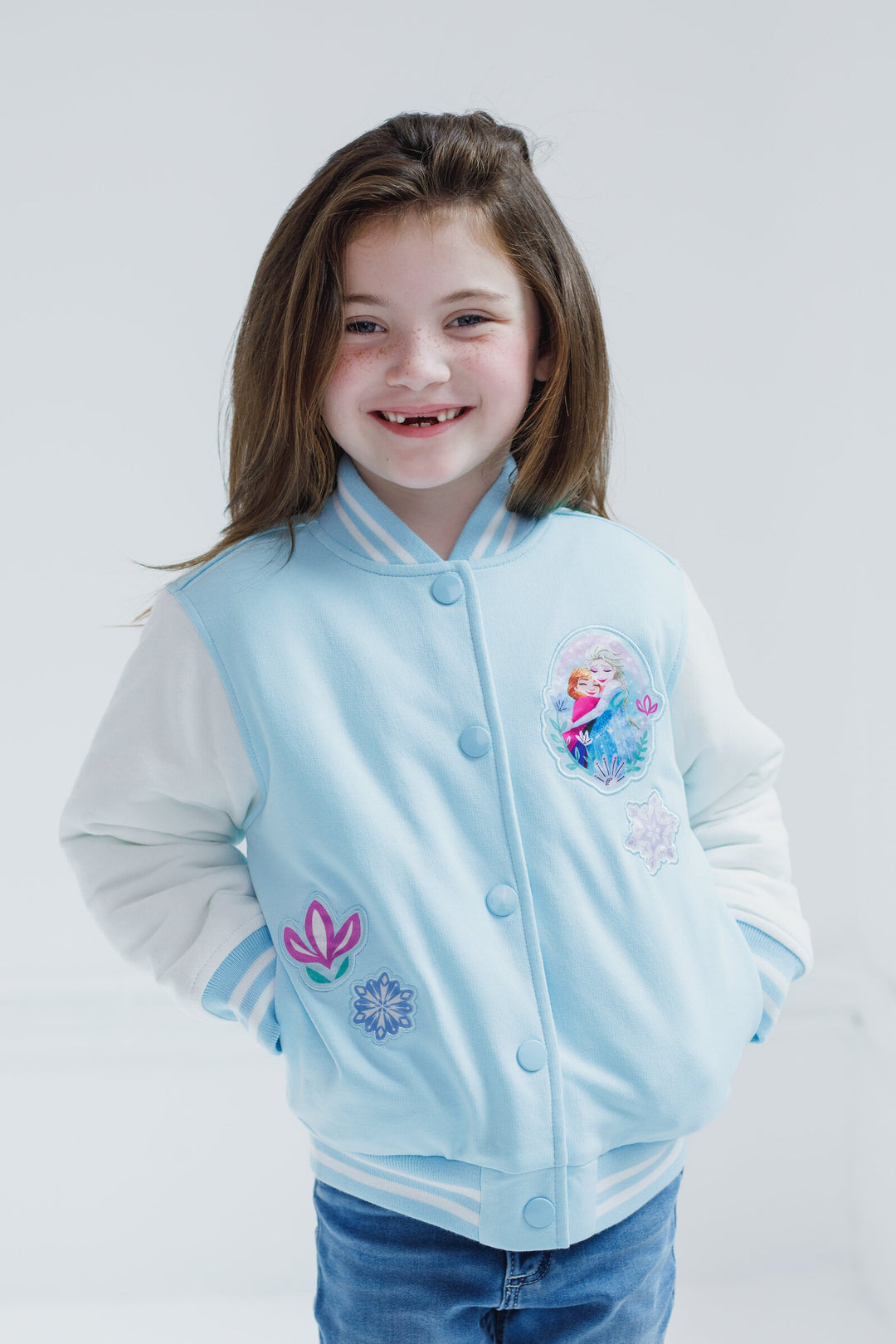 Disney Frozen Varsity Bomber Jacket