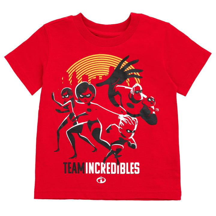 Disney Incredibles T-Shirt and Mesh Shorts Outfit Set