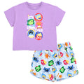 Disney Inside Out T-Shirt and French Terry Shorts Outfit Set