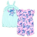 Disney Lilo & Stitch 2 Pack Sleeveless Rompers