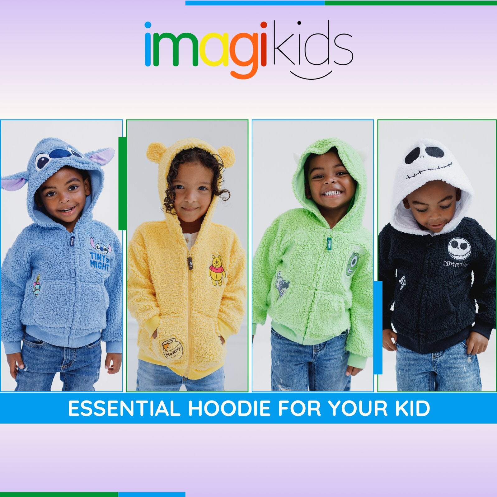 Disney Lilo & Stitch Cozy Sherpa Cosplay Hoodie | FREE Shipping on