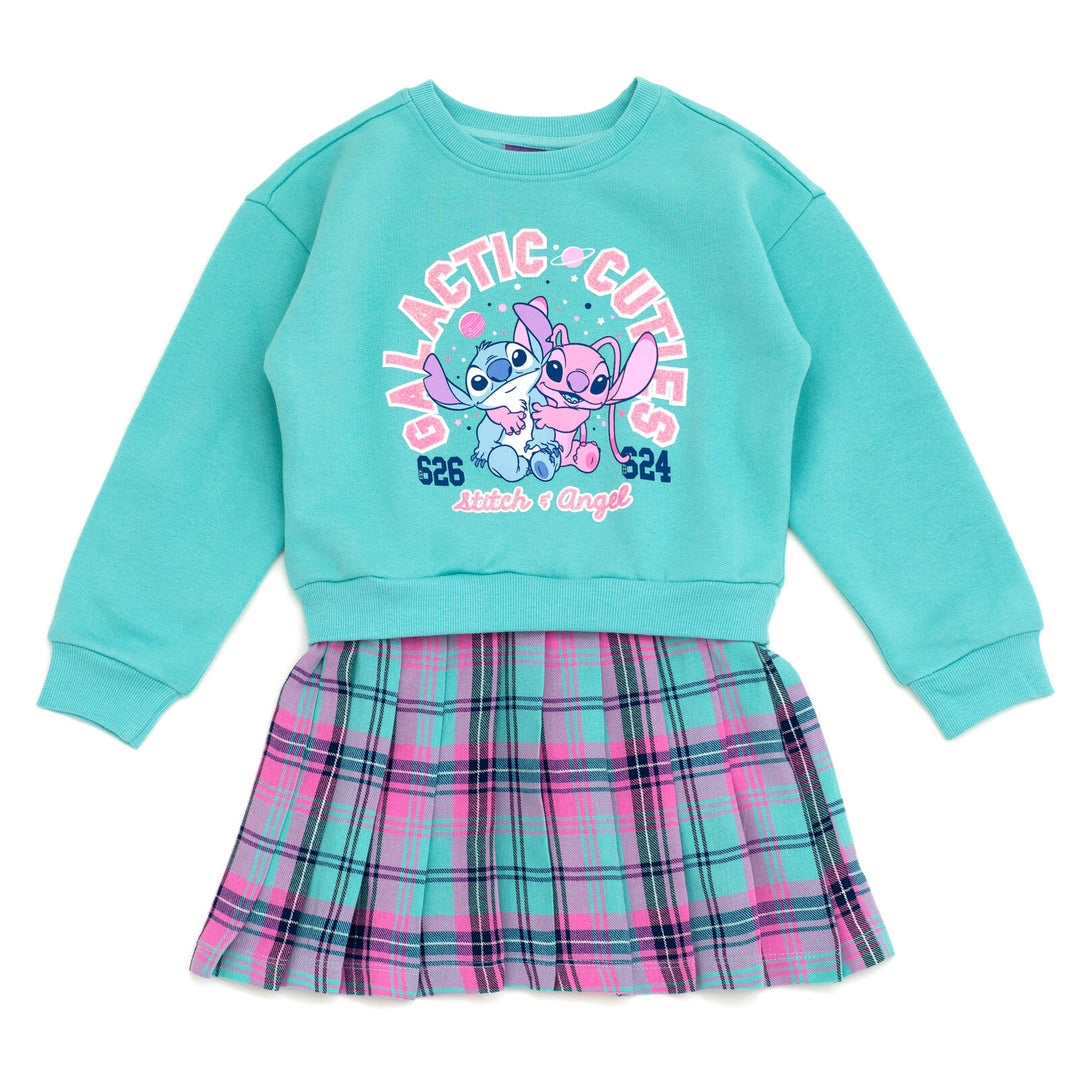 Disney Lilo & Stitch Angel Fleece Flannel Oversized Dress Plaid Toddler to Big Kid Disney Lilo & Stitch Angel Fleece Flannel Oversized Dress Plaid Toddler to Big Kid