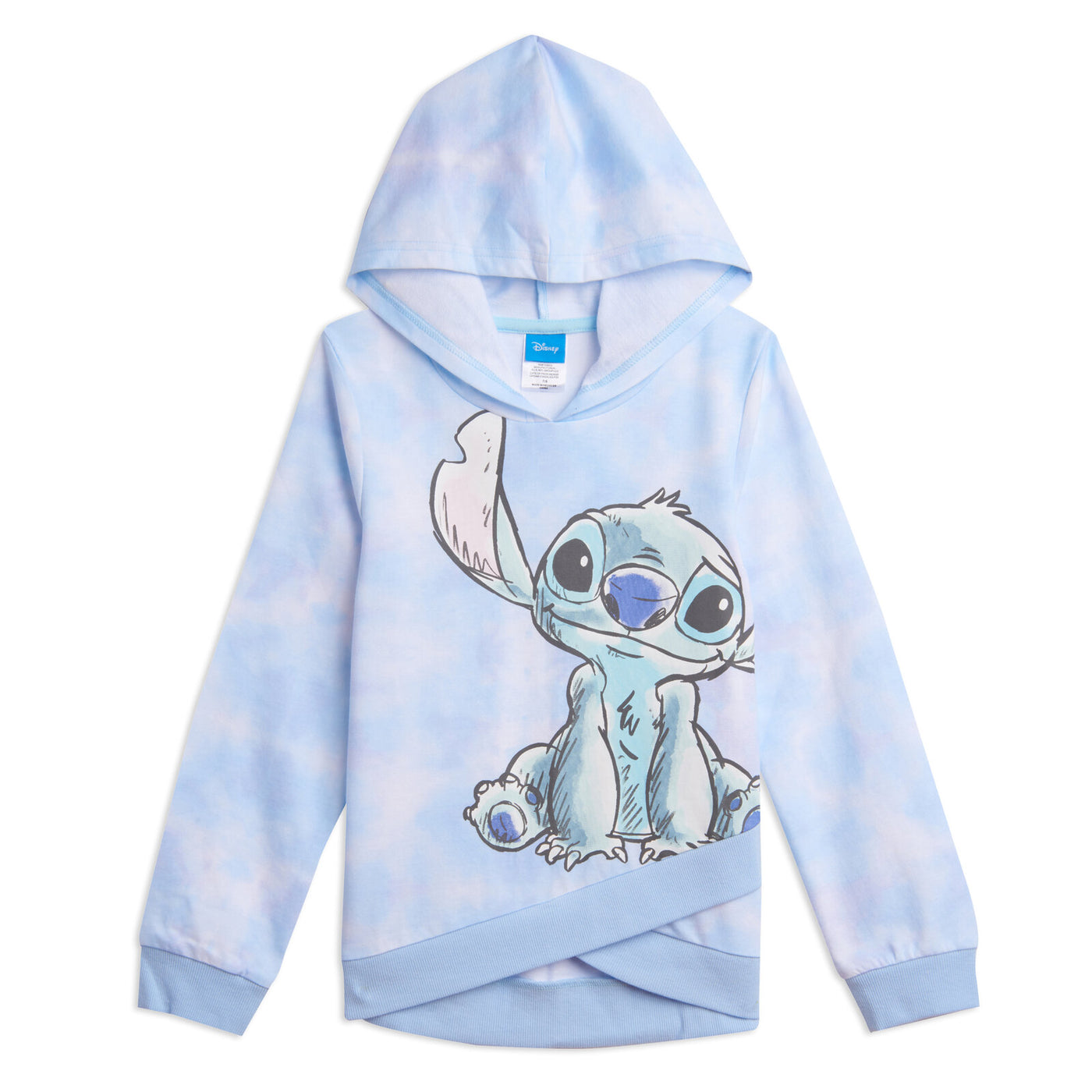 Disney Lilo & Stitch French Terry Pullover Crossover Hoodie