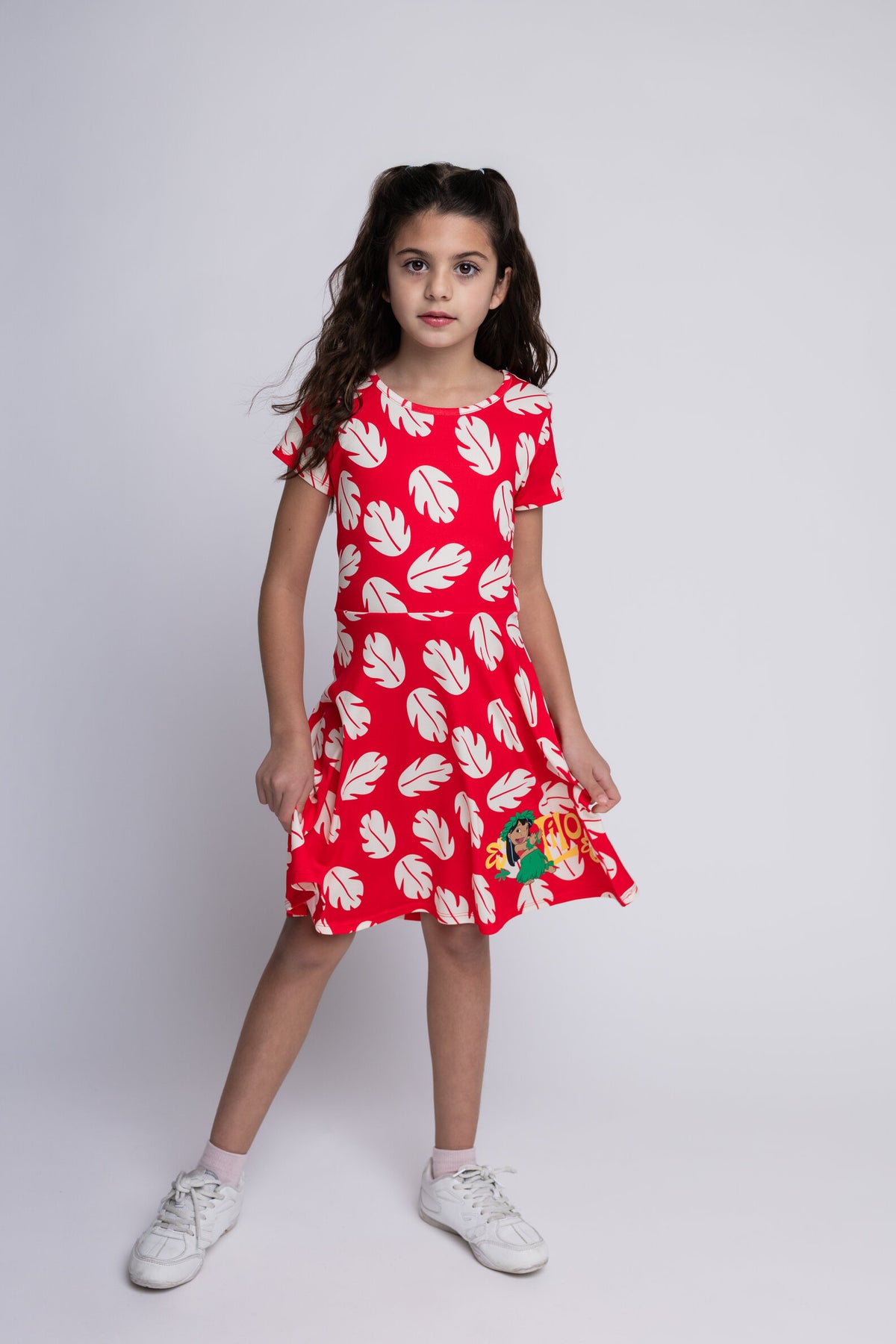 Disney Lilo & Stitch Girls Skater Dress Toddler to Big Kid 10-12