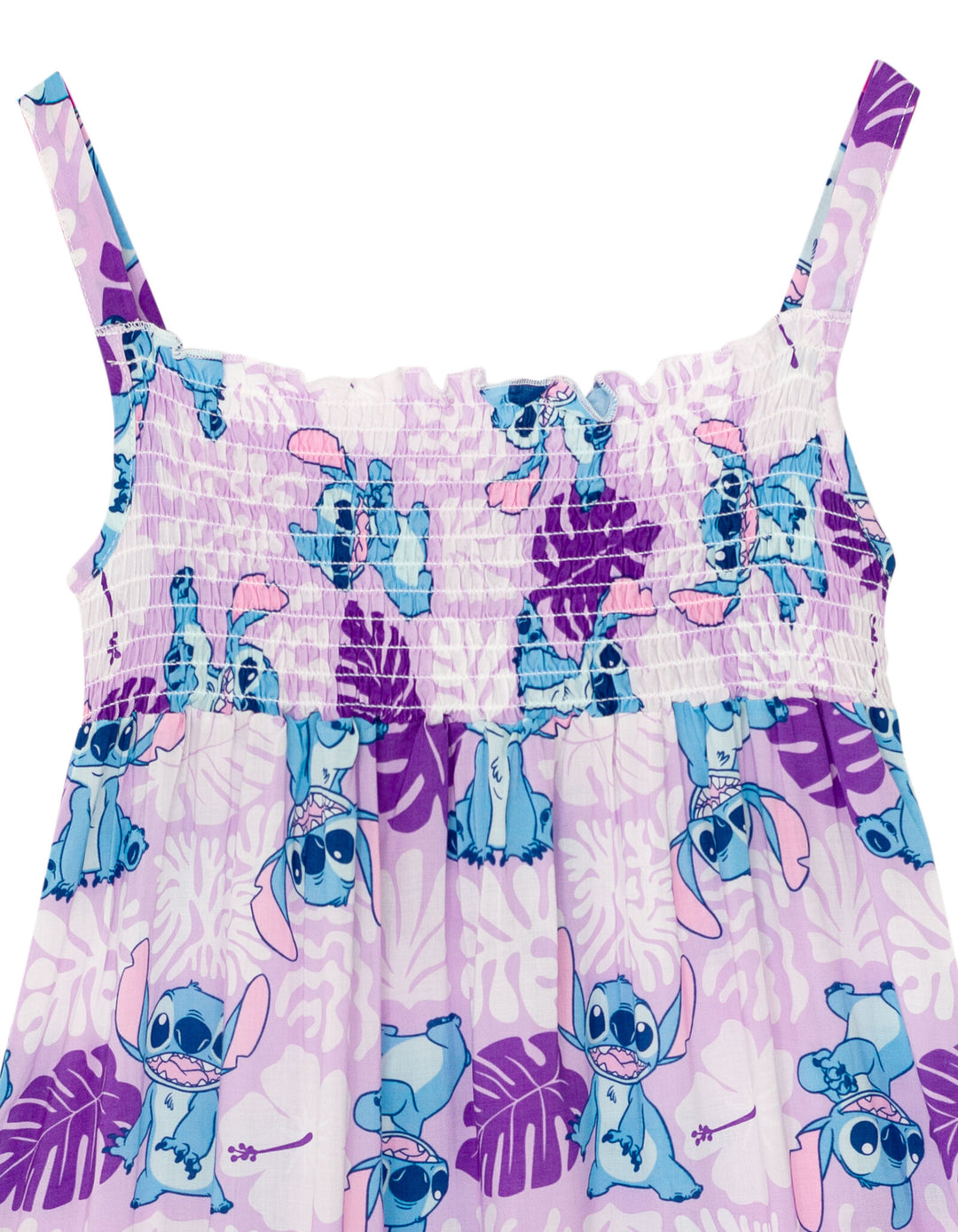 Disney Lilo & Stitch Smocked Maxi Dress Little Kid to Big Disney Lilo & Stitch Smocked Maxi Dress Little Kid to Big