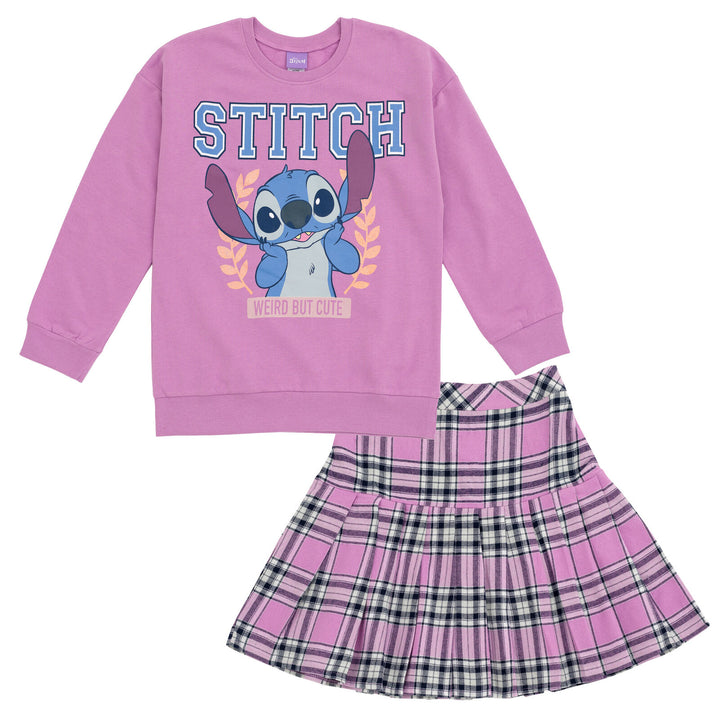 Disney Lilo & Stitch Stitch Fleece Sweatshirt and Skirt