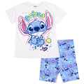 Disney Lilo & Stitch Stitch T-Shirt and Bike Shorts Outfit Set