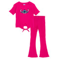 Disney Lilo & Stitch Stitch T-Shirt and Flare Pants Outfit Set