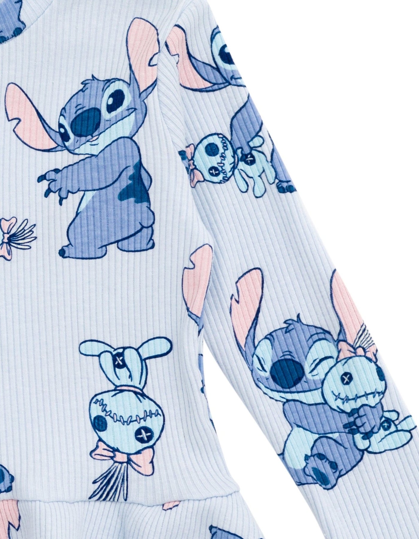 Disney Lilo & Stitch Stitch Peplum T-Shirt and Pants Outfit Set - imagikids