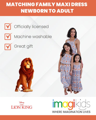 Disney Lion King Matching Family Maxi Dress - imagikids