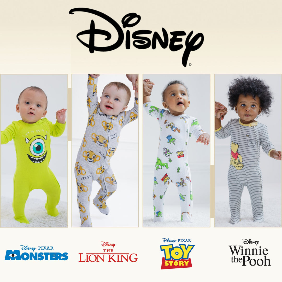 Disney Lion King Simba 2 Pack Zip Up Sleep N' Play Coveralls ...