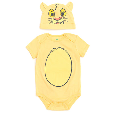 Disney Lion King Simba Cosplay Bodysuit and Hat Set