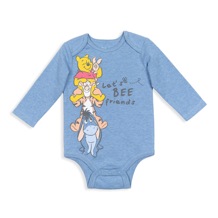 Winnie the Pooh 5 Pack Long Sleeve Bodysuit